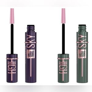 Maybelline Violet & Green Lash Sensational Sky High Mascara Bundle